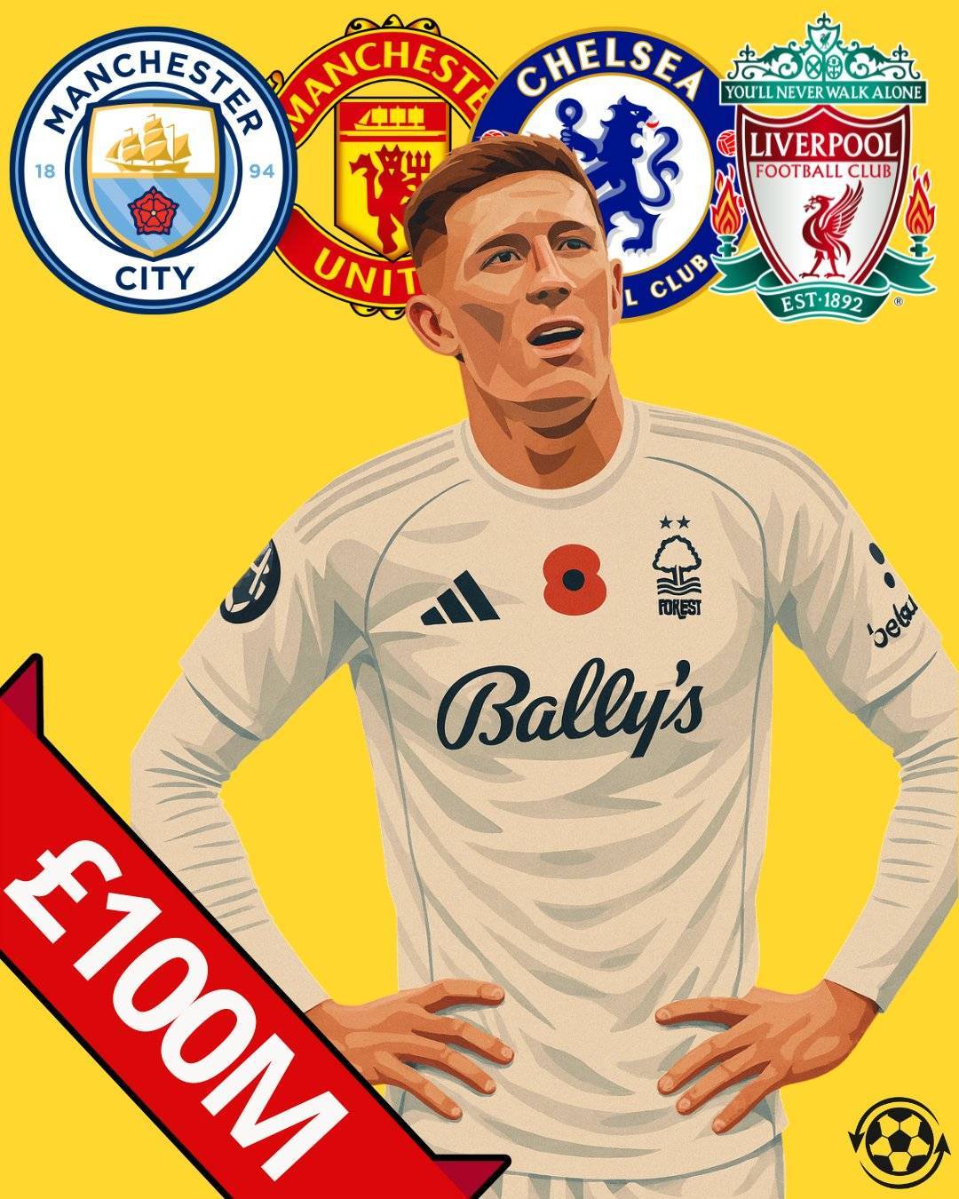 曝曼联愿1亿签安德森，不惜代价与曼城抢人！拉爵力挺阿莫林加速重建